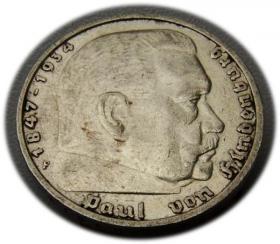 Picture for: 5 marek 1935 Paul von Hindenburg / orzeł pruski Stuttgart