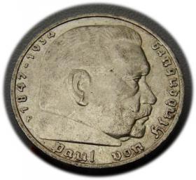 Picture for: 5 marek 1935 F Paul von Hindenburg / orzeł pruski Stuttgart