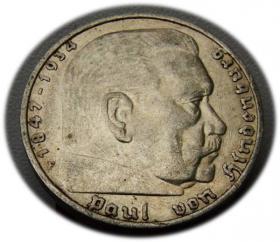 Picture for: 5 marek 1935 Paul von Hindenburg / orzeł pruski Stuttgart