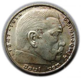 Picture for: 2 marki 1937 Paul von Hindenburg /swastyka Monachium