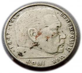 Picture for: 2 marki 1938 Paul von Hindenburg / swastyka Berlin