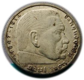 Picture for: 2 mark 1939 A Paul von Hindenburg Berlin