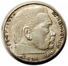 Picture for: 2 mark 1939 A Paul von Hindenburg Berlin