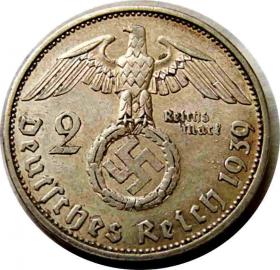 Picture 2 for: 2 mark 1939 A Paul von Hindenburg Berlin