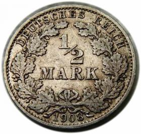 Picture for: 1/2 mark 1908 A Berlin