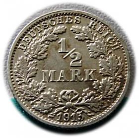 Picture for: 1/2 marki 1915 Stuttgart
