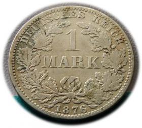 1 marka 1876 Berlin