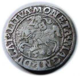 Picture for: Half groschen 1548 Sigismund II Augustus Vilnius