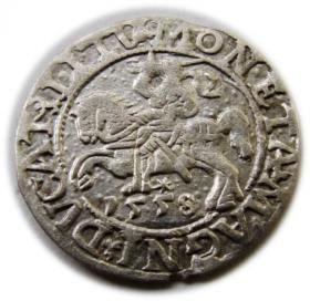 Picture for: Półgrosz 1558 Zygmunt II August Wilno