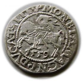 Picture for: Półgrosz 1559 Zygmunt II August Wilno