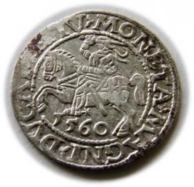 Picture for: Półgrosz 1560 Zygmunt II August Wilno