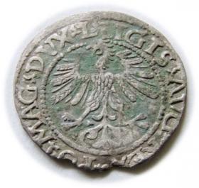 Picture 2 for: Półgrosz 1561 Zygmunt II August Wilno