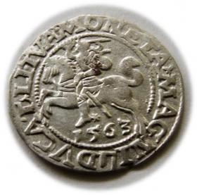 Picture for: Półgrosz 1563 Zygmunt II August Wilno