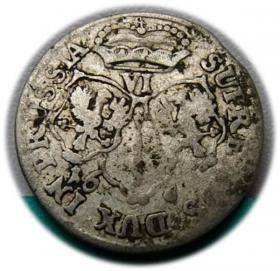 Picture 2 for: 6 groschen 1682 Frederick William Kaliningrad Prussia