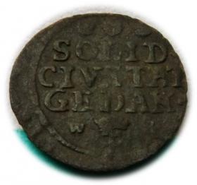 Picture for: Szeląg 1753 August III Gdańsk 