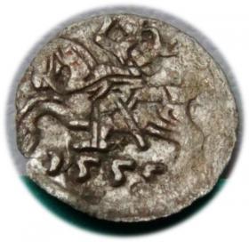 Picture for: Denar 1555 Zygmunt II August Wilno