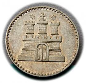 Picture for: Szyling 1855 Wolne Miasto Hamburg