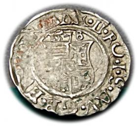 Picture 2 for: Denar 1578 Maksymilian II Habsburg Węgry
