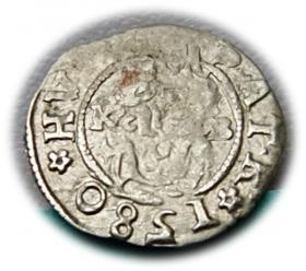 Picture for: Denar 1580 Rudolf II Hungary