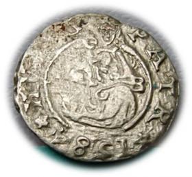 Picture for: Denar 1584 Rudolf II Hungary