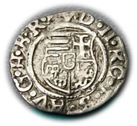 Picture 2 for: Denar 1584 Rudolf II Hungary