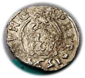 Picture for: Denar 1594 Rudolf II Hungary
