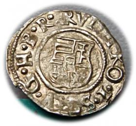 Picture 2 for: Denar 1594 Rudolf II Hungary