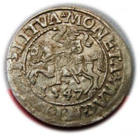 Picture for: Half groschen 1547 Sigismund II Augustus Vilnius