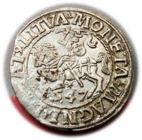 Picture for: Half groschen 1547 Sigismund II Augustus Vilnius