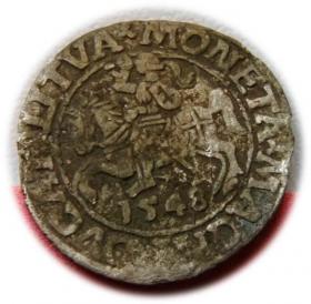 Picture for: Półgrosz 1548 Zygmunt II August Wilno