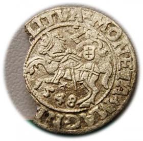 Picture for: Half groschen 1548 Sigismund II Augustus Vilnius