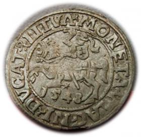 Picture for: Półgrosz 1548 Zygmunt II August Wilno