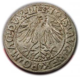 Picture 2 for: Półgrosz 1548 Zygmunt II August Wilno