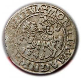 Picture for: Half groschen 1548 Sigismund II Augustus Vilnius