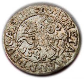 Picture for: Półgrosz 1548 Zygmunt II August Wilno