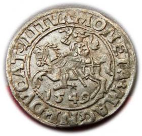 Picture for: Półgrosz 1549 Zygmunt II August Wilno