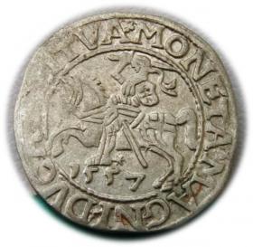 Picture for: Półgrosz 1557 Zygmunt II August Wilno