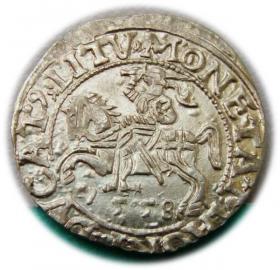 Picture for: Półgrosz 1558 Zygmunt II August Wilno