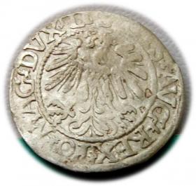 Picture 2 for: Półgrosz 1559 Zygmunt II August Wilno