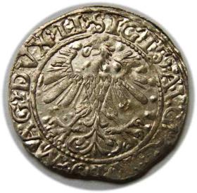 Picture 2 for: Półgrosz 1560 Zygmunt II August Wilno