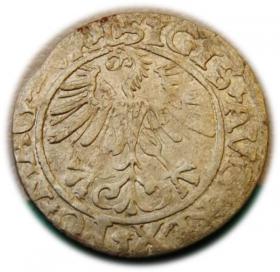Picture 2 for: Półgrosz 1561 Zygmunt II August Wilno
