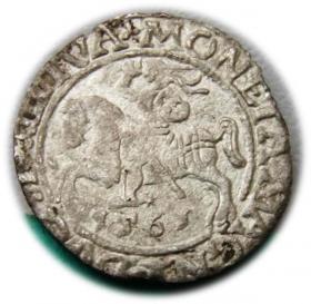 Picture for: Półgrosz 1561 Zygmunt II August Wilno