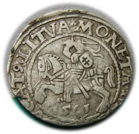 Picture for: Half groschen 1561 Sigismund II Augustus Vilnius
