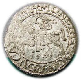 Picture for: Półgrosz 1561 Zygmunt II August Wilno