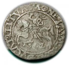 Picture for: Półgrosz 1562 Zygmunt II August Wilno