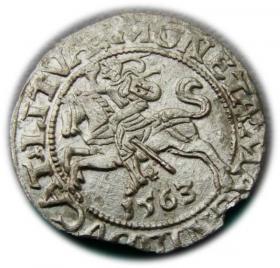 Picture for: Półgrosz 1563 Zygmunt II August Wilno