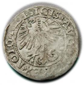 Picture 2 for: Półgrosz 1564 Zygmunt II August Wilno