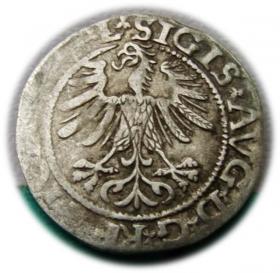 Picture 2 for: Półgrosz 1565 Zygmunt II August Wilno