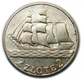 Picture for: 2 złote 1936 Żaglowiec Warszawa