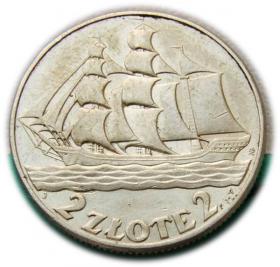 Picture for: 2 złote 1936 Żaglowiec Warszawa